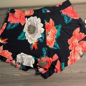 Zara flowy linen shorts